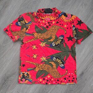 Nooworks Tiger Pride Mock Neck T-Shirt